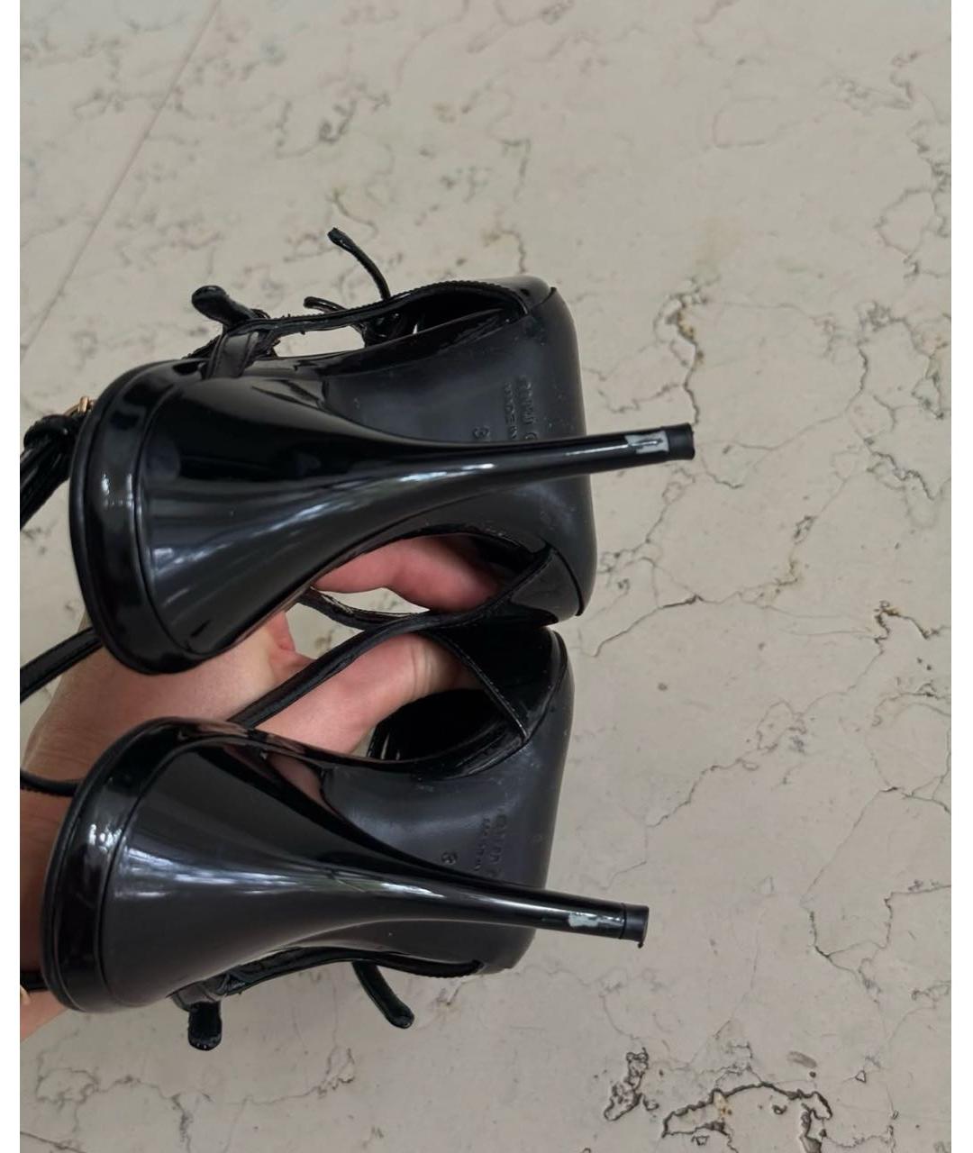 MIU MIU Черные кожаные туфли, фото 6