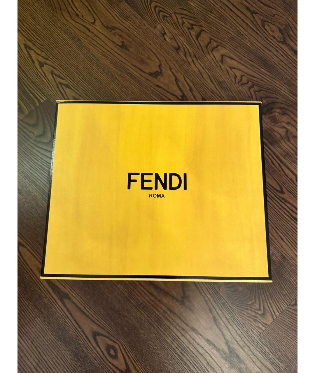 FENDI Серая сумка с короткими ручками, фото 8