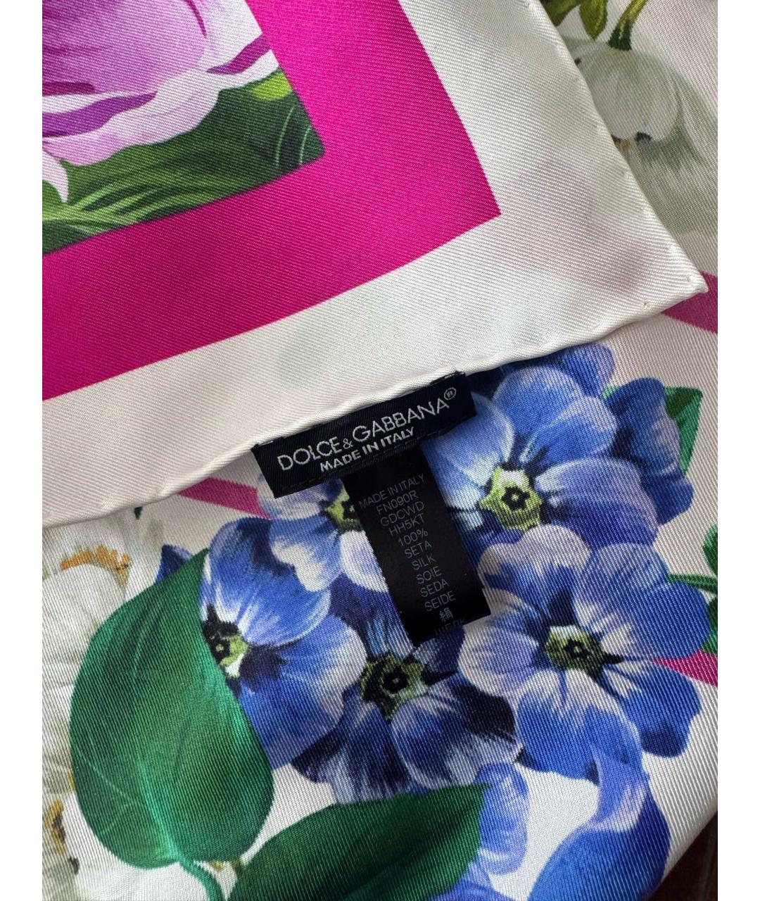DOLCE&GABBANA Шелковый платок, фото 2