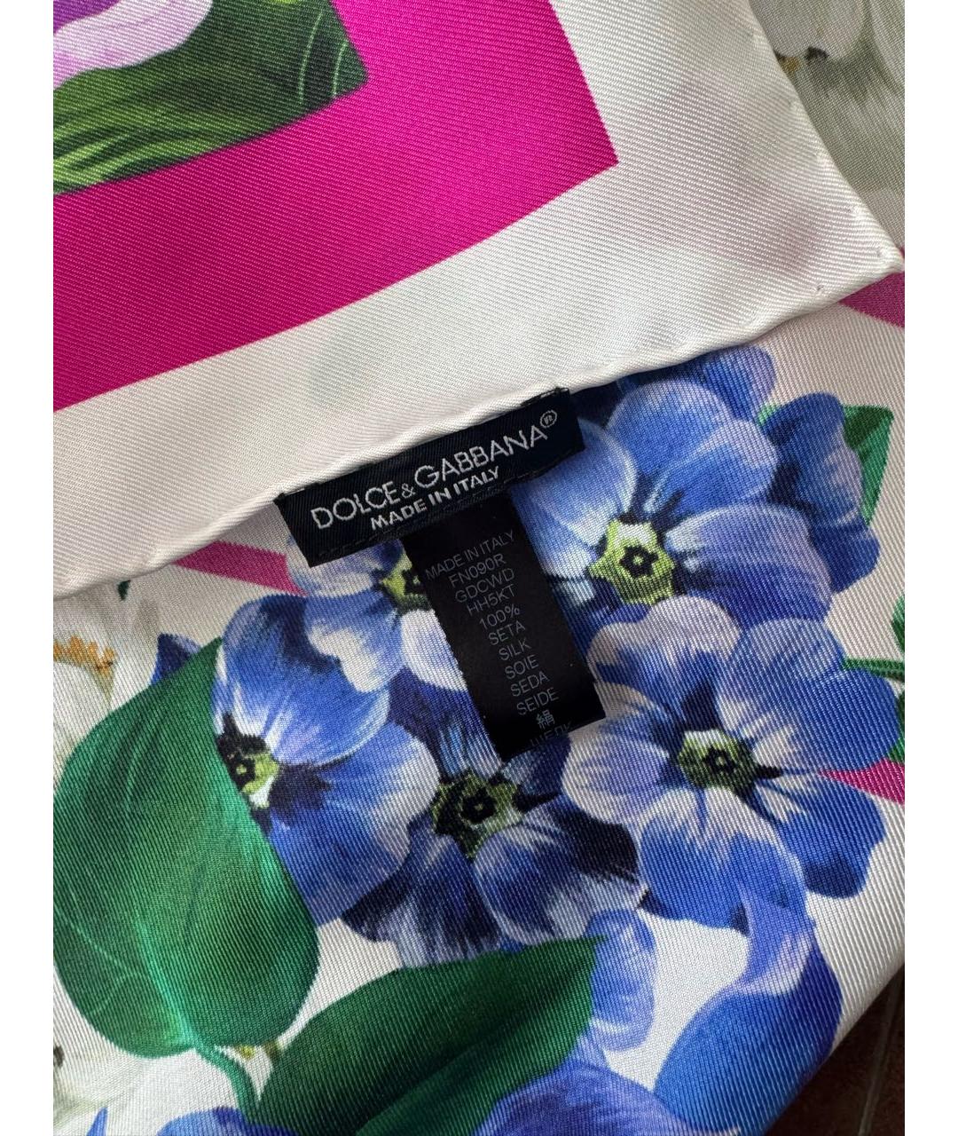 DOLCE&GABBANA Шелковый платок, фото 3