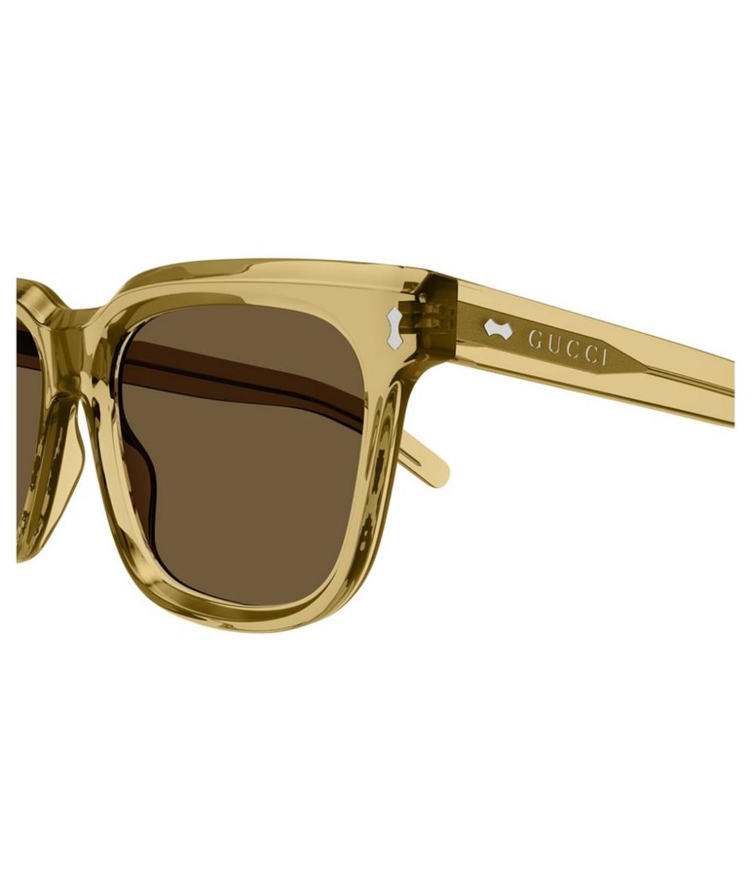 GUCCI Желтые солнцезащитные очки, фото 3