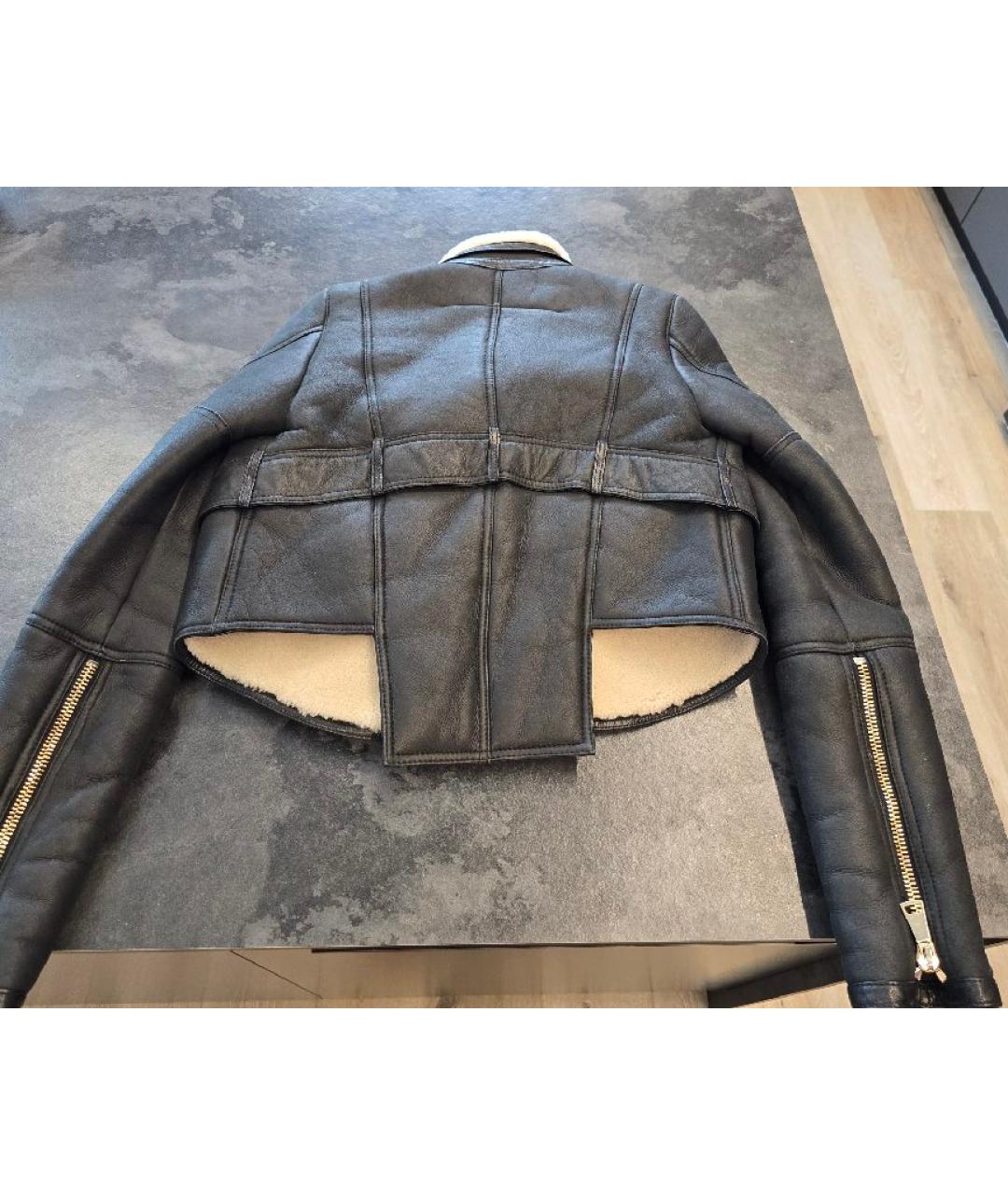 GIVENCHY Коричневая кожаная дубленка, фото 3