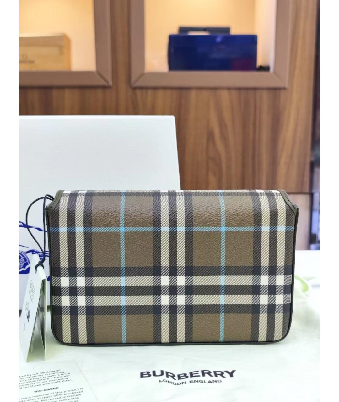 BURBERRY Зеленая сумка через плечо, фото 3