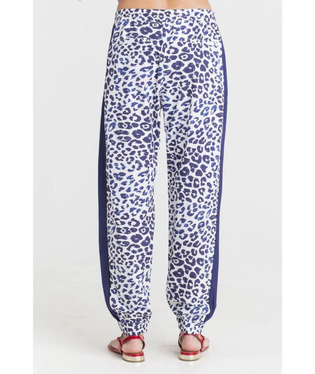SPORTMAX Мульти хлопковые прямые брюки, фото 5