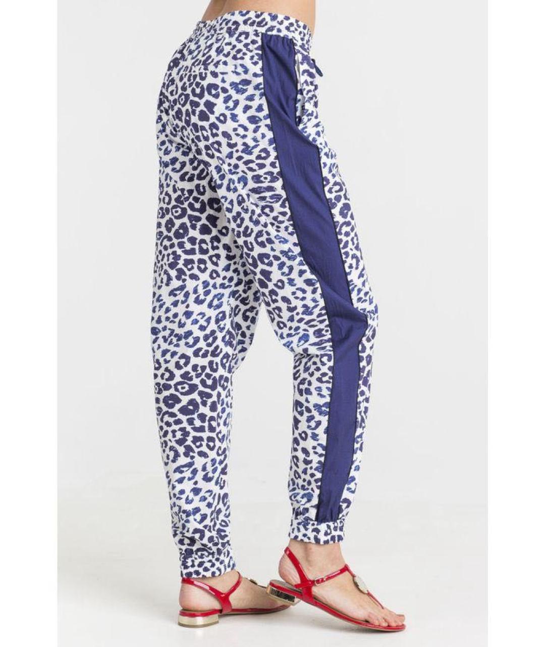 SPORTMAX Мульти хлопковые прямые брюки, фото 3