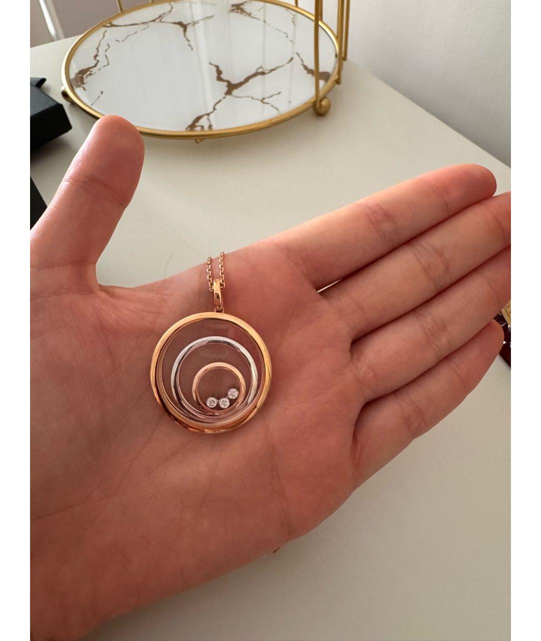 CHOPARD Золотая подвеска из розового золота, фото 5