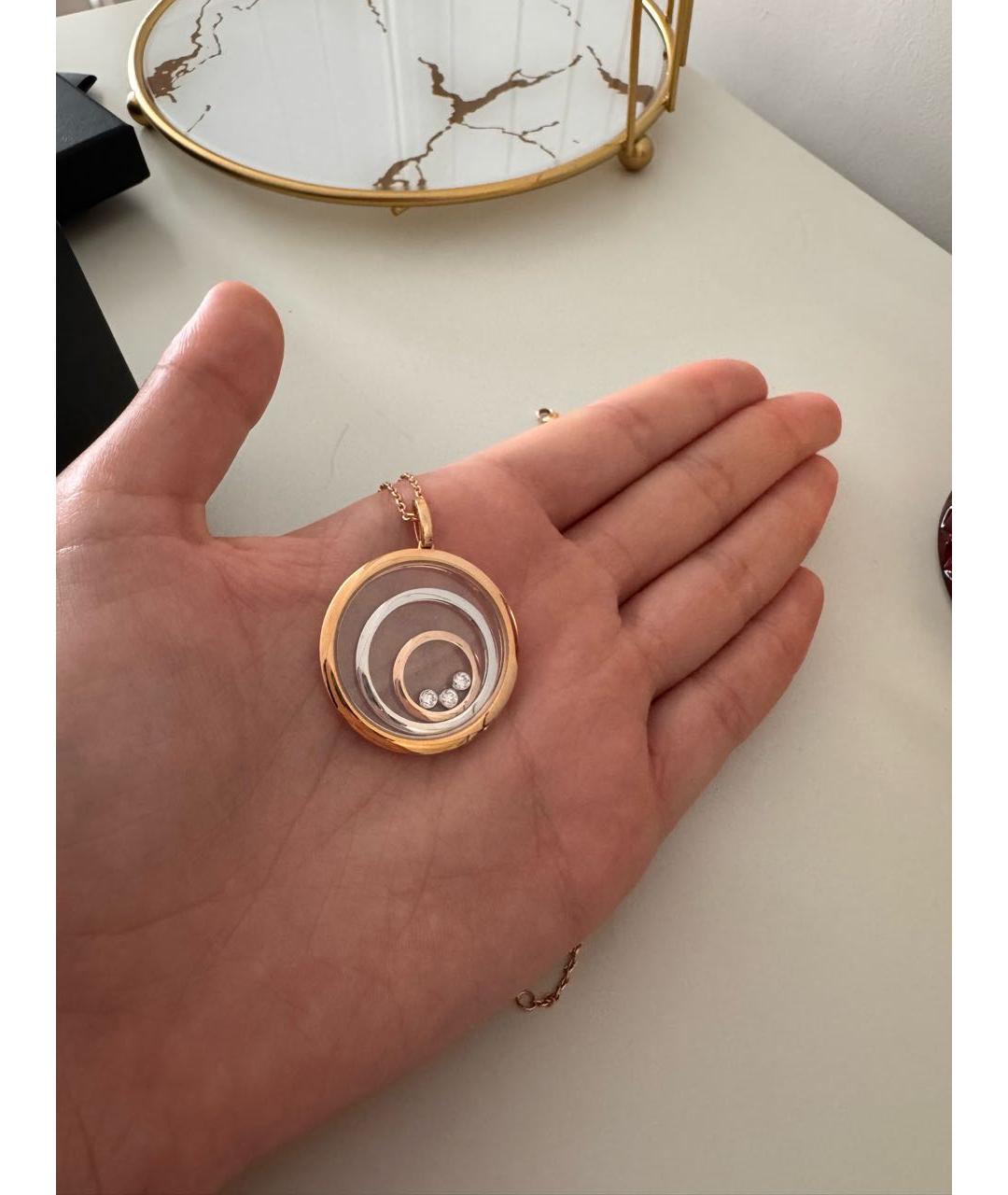 CHOPARD Золотая подвеска из розового золота, фото 4