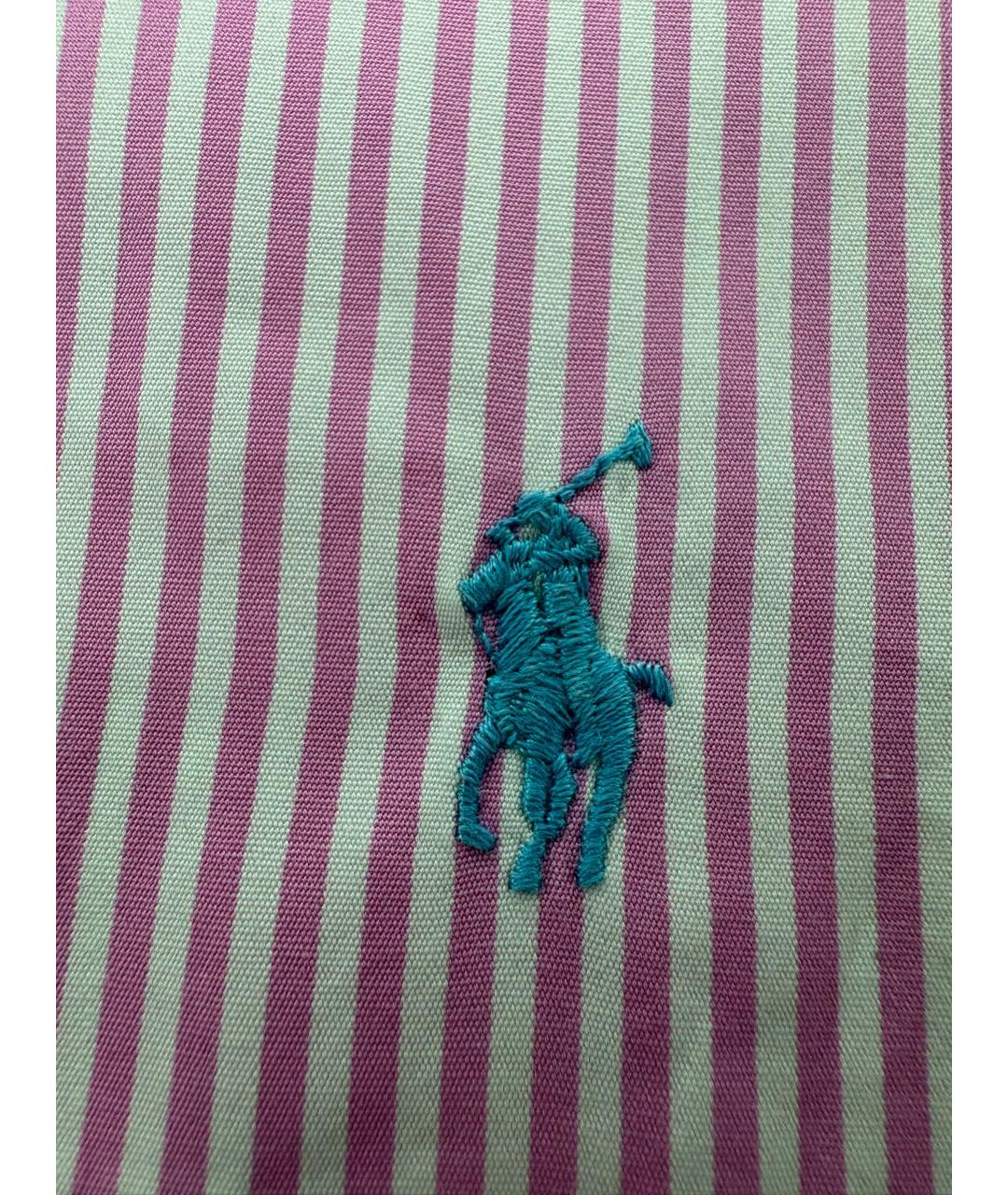 POLO RALPH LAUREN Розовая хлопковая кэжуал рубашка, фото 7