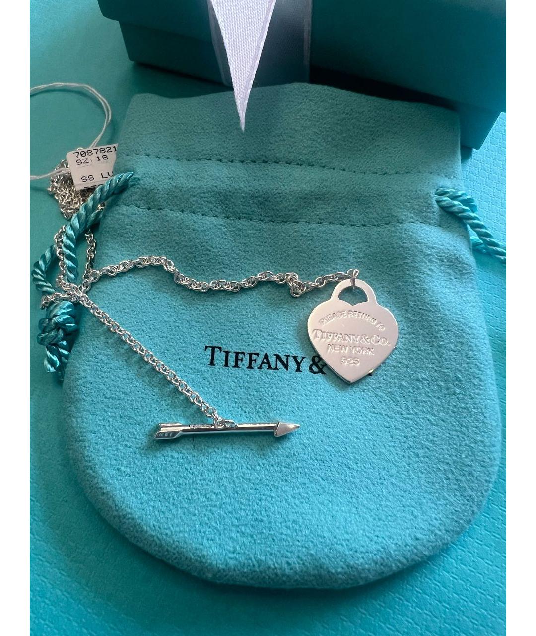 TIFFANY&CO Серебряная серебряная подвеска, фото 7