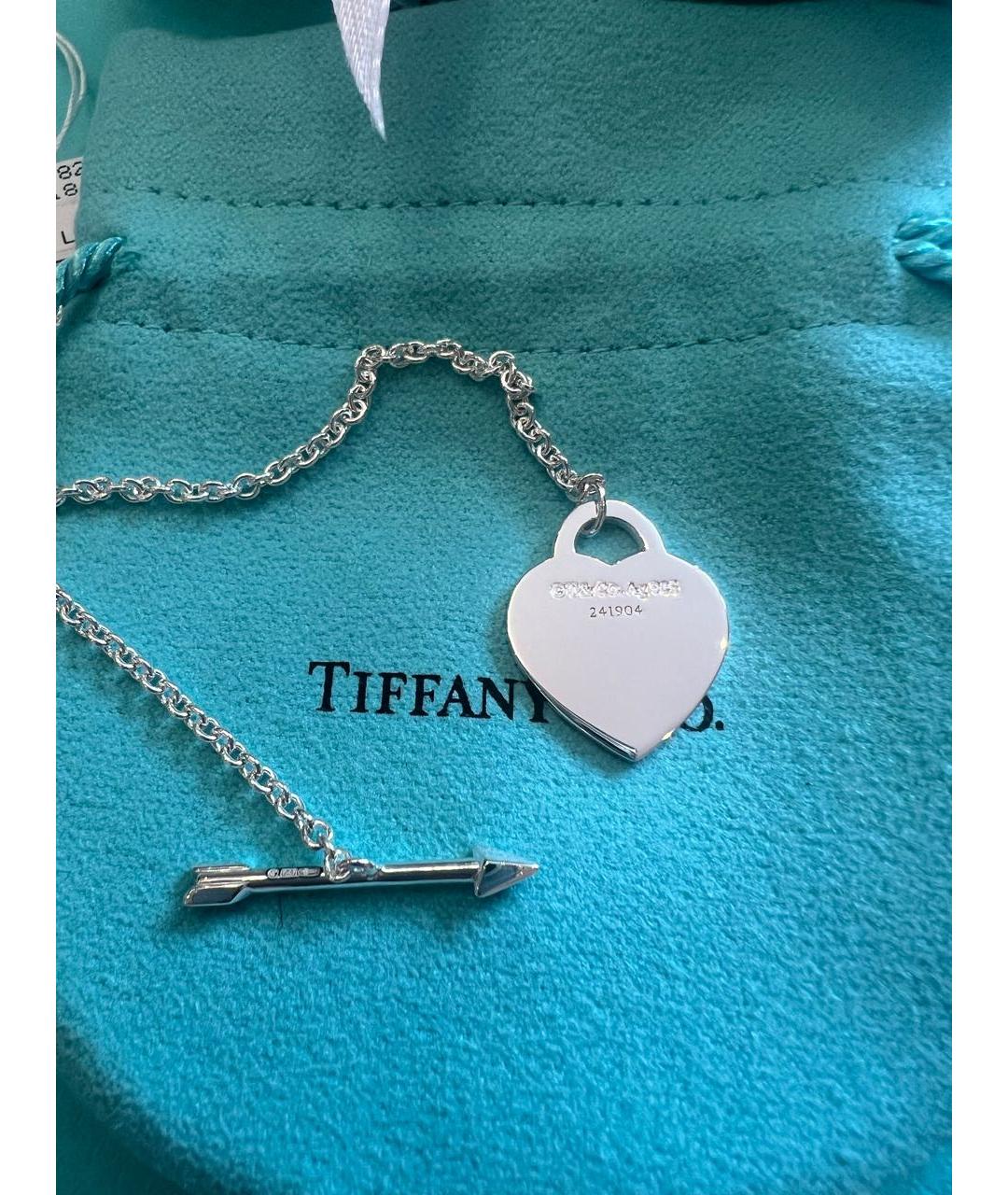 TIFFANY&CO Серебряная серебряная подвеска, фото 4