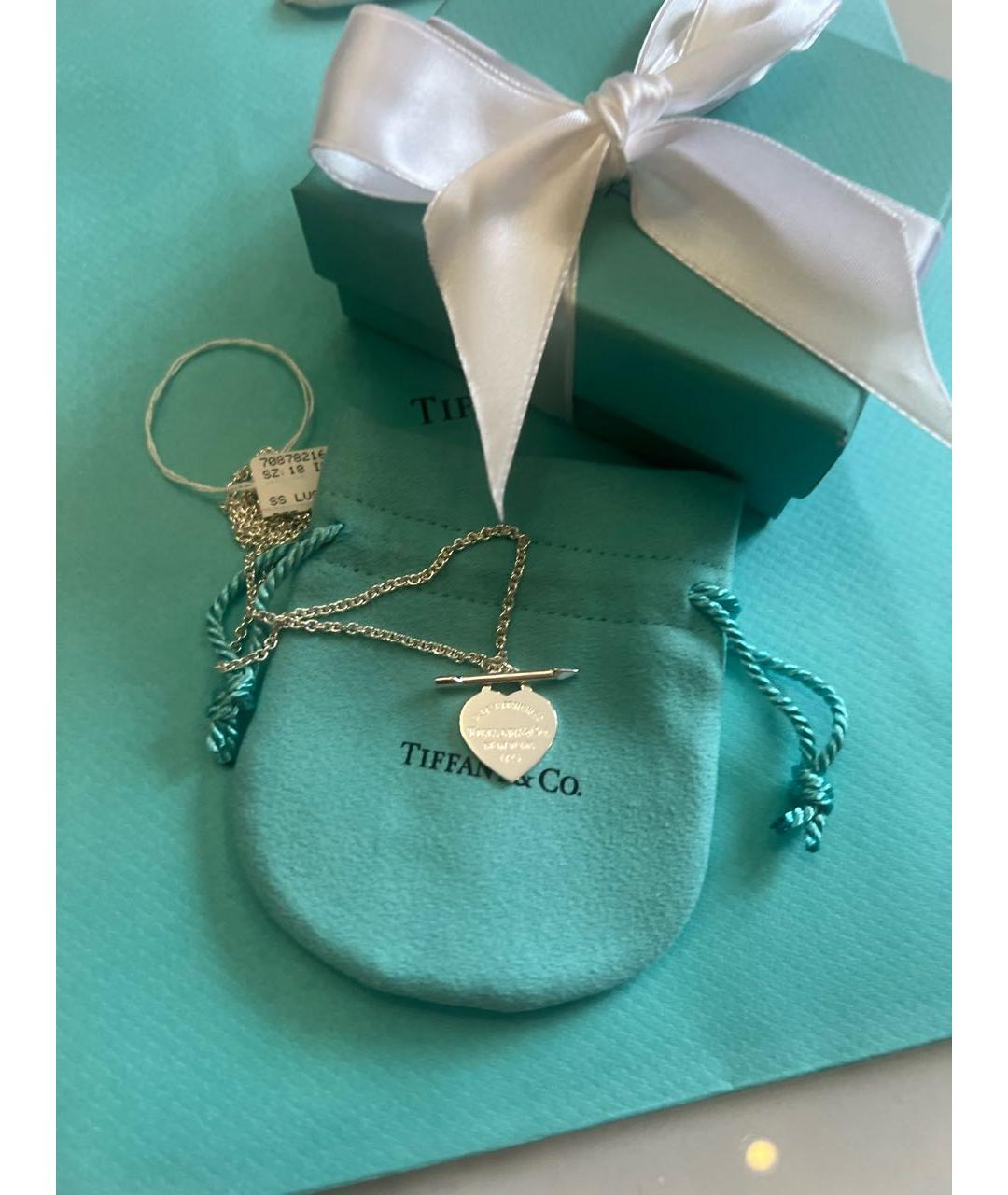 TIFFANY&CO Серебряная серебряная подвеска, фото 5