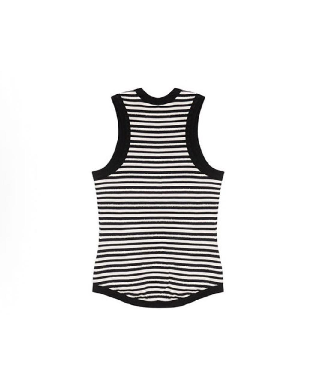 SAINT LAURENT Черная майка, фото 2
