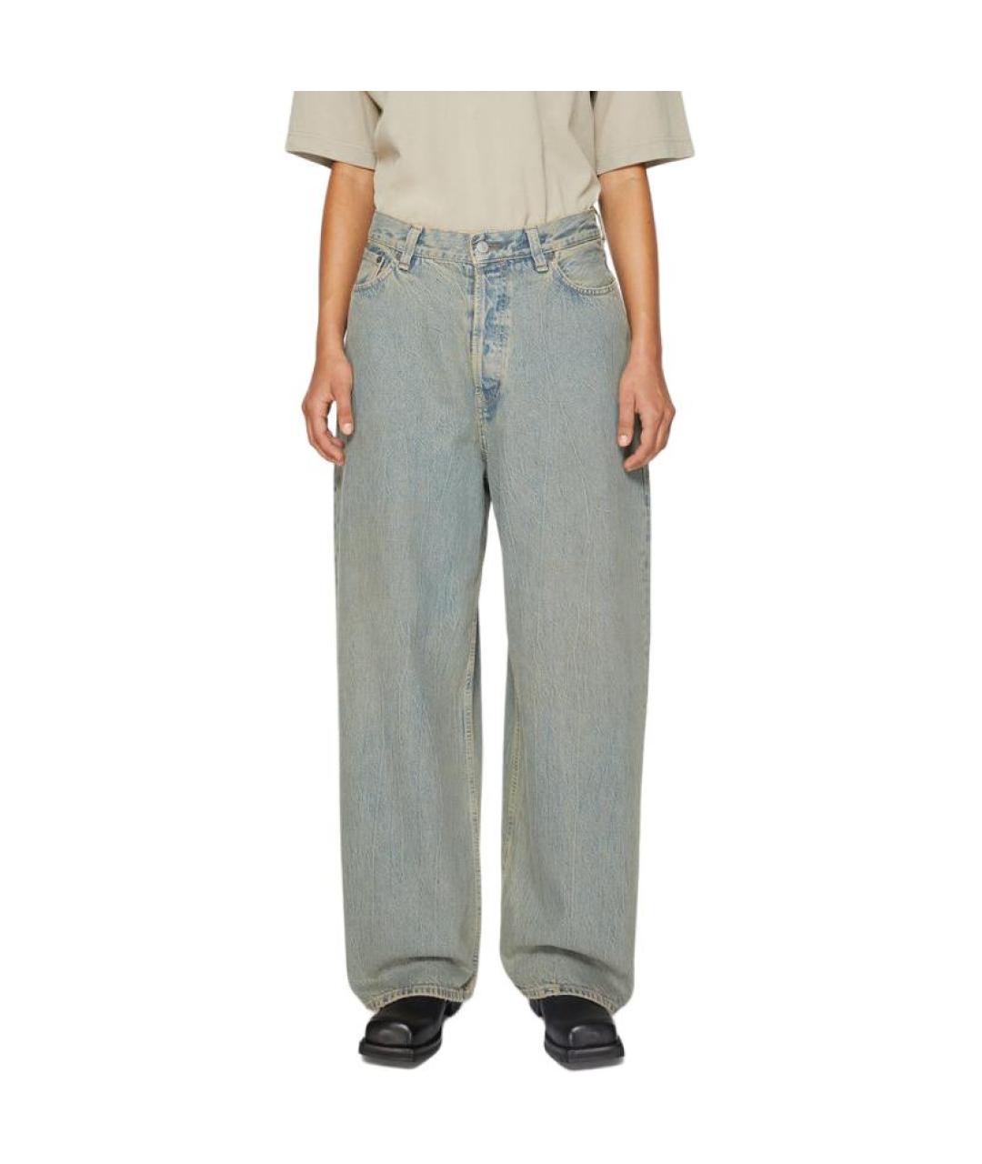 ACNE STUDIOS Синие прямые джинсы, фото 2