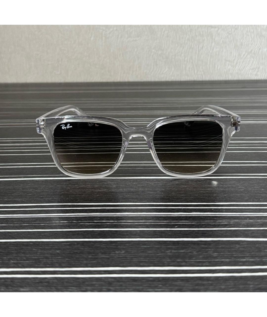 RAY BAN Серые пластиковые солнцезащитные очки, фото 5
