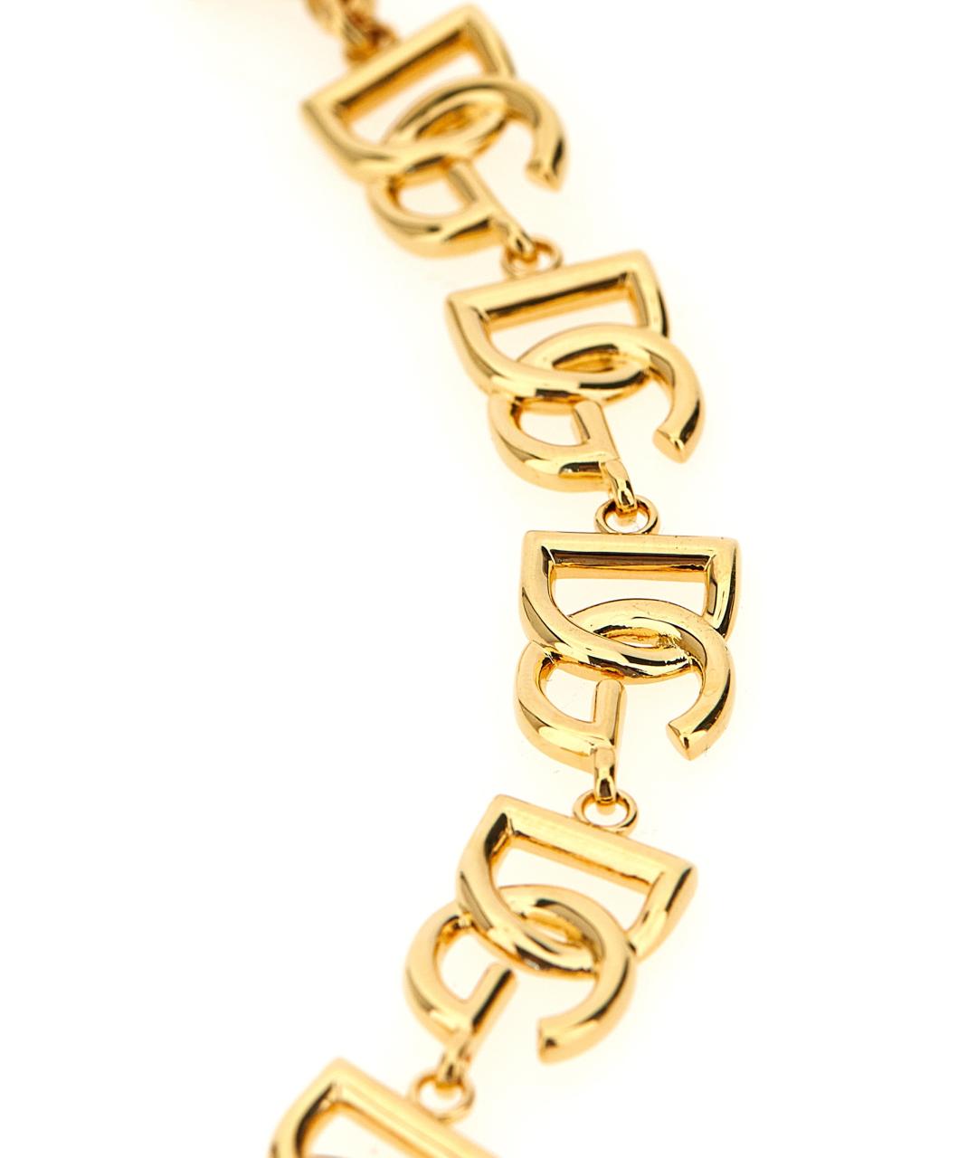 DOLCE&GABBANA Золотая металлическая цепочка, фото 2