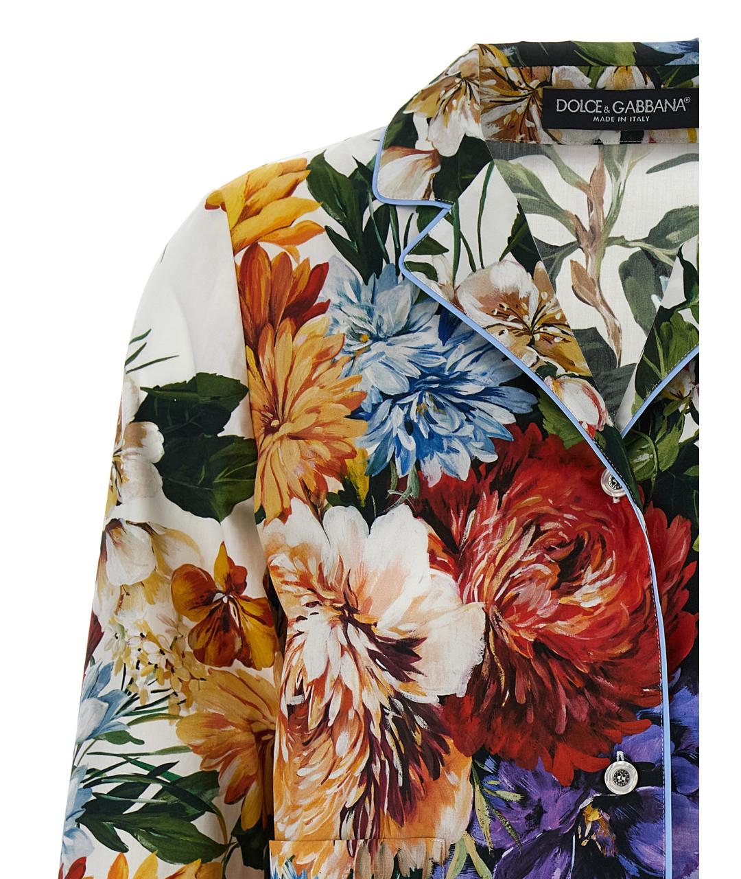 DOLCE&GABBANA Мульти хлопковая рубашка, фото 3