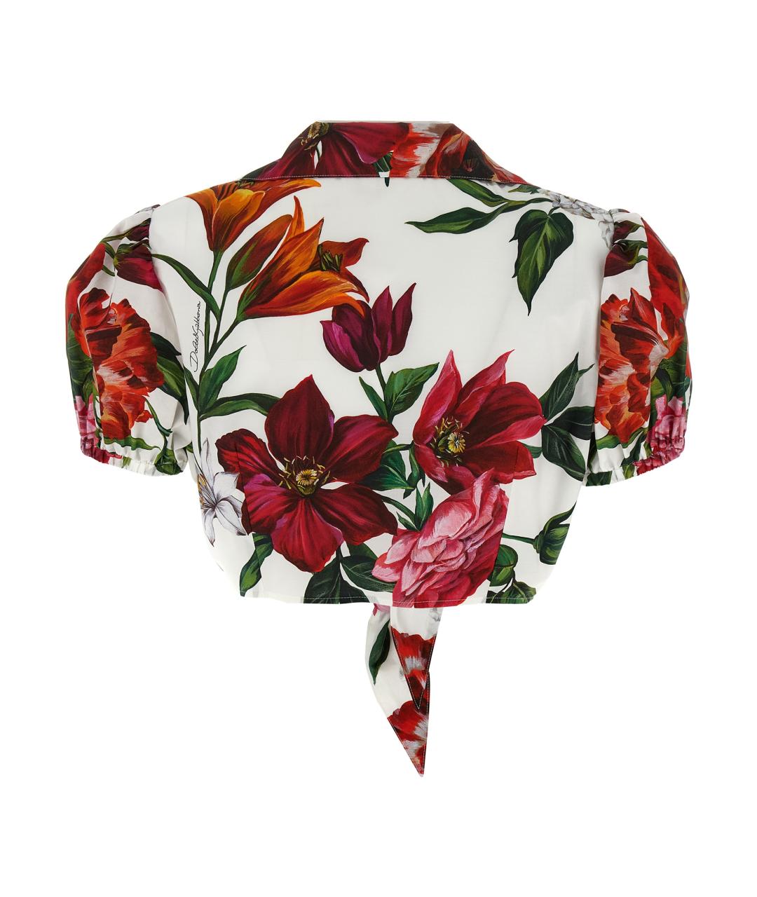 DOLCE&GABBANA Мульти хлопковая блузы, фото 2