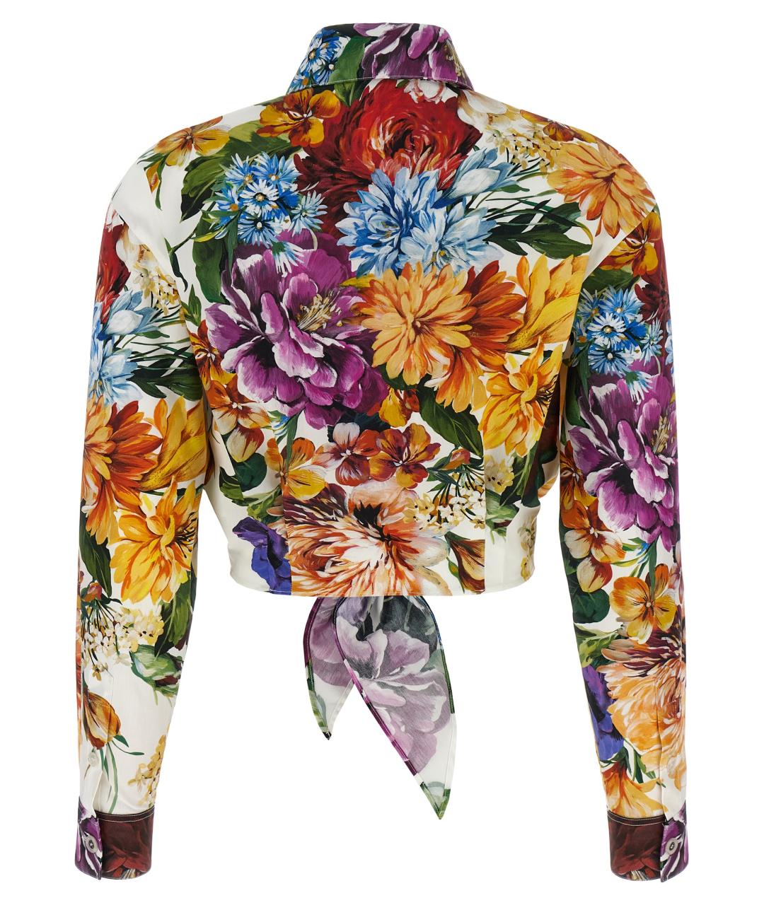 DOLCE&GABBANA Мульти хлопковая блузы, фото 2