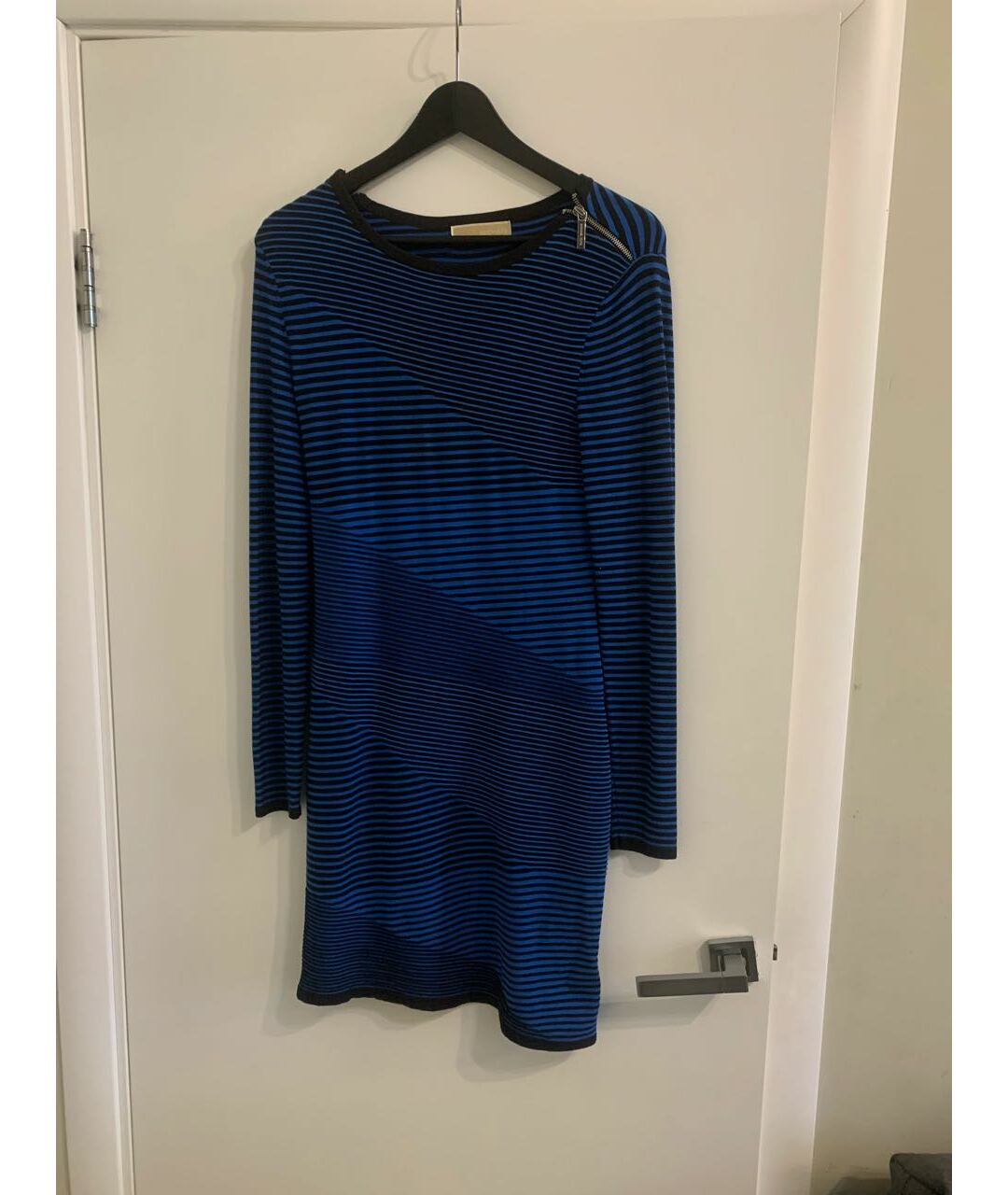 MICHAEL MICHAEL KORS Синее вискозное повседневное платье, фото 5