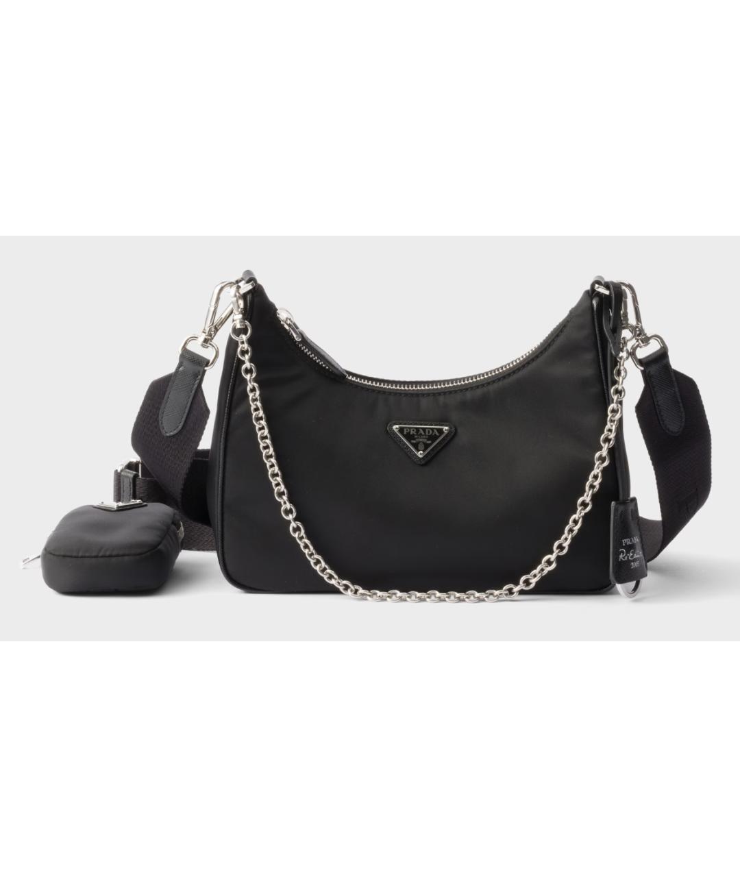 PRADA Черная сумка через плечо, фото 6