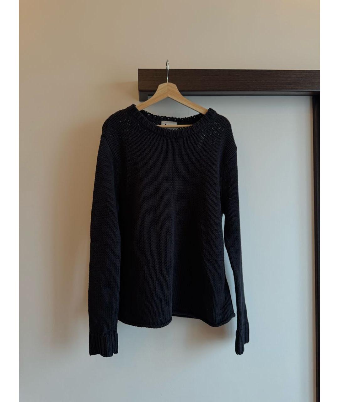 ACNE STUDIOS Черный хлопковый джемпер / свитер, фото 4
