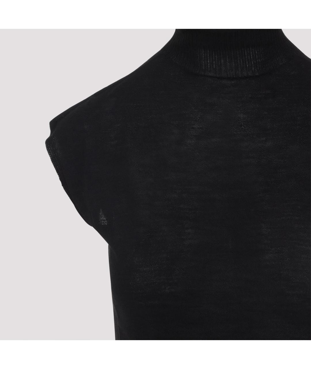 RICK OWENS Черная шерстяная блузы, фото 2