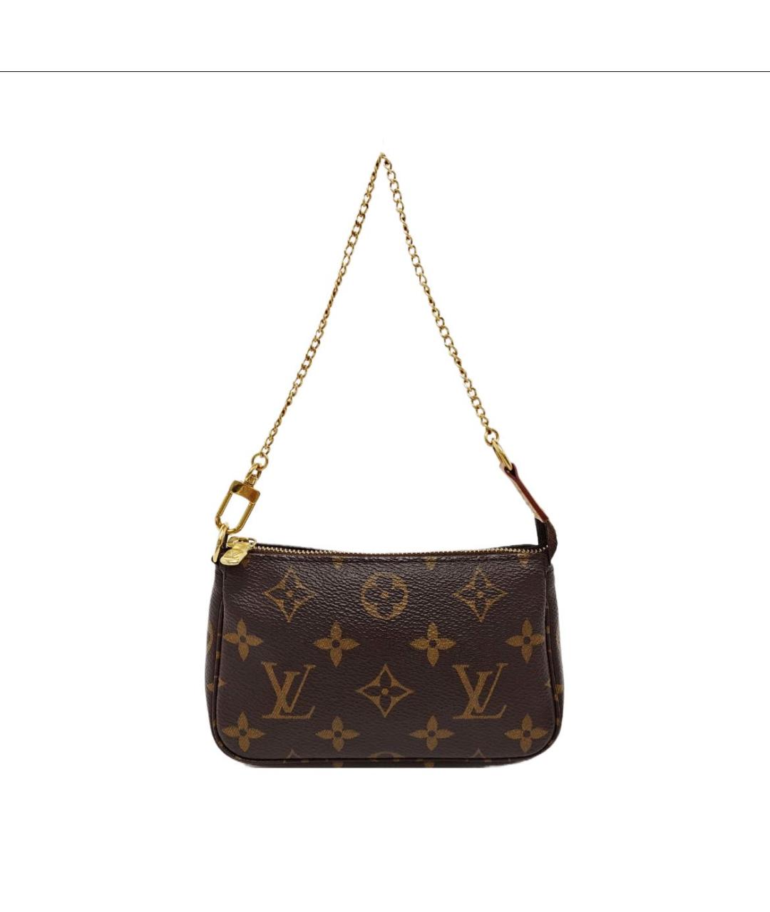 LOUIS VUITTON Коричневая сумка с короткими ручками, фото 2