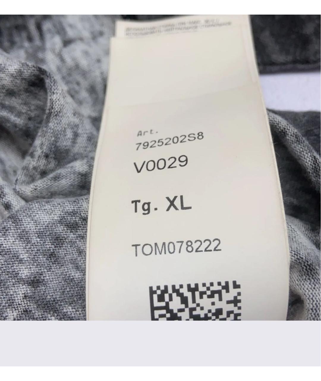 STONE ISLAND Черная хлопковая футболка, фото 7