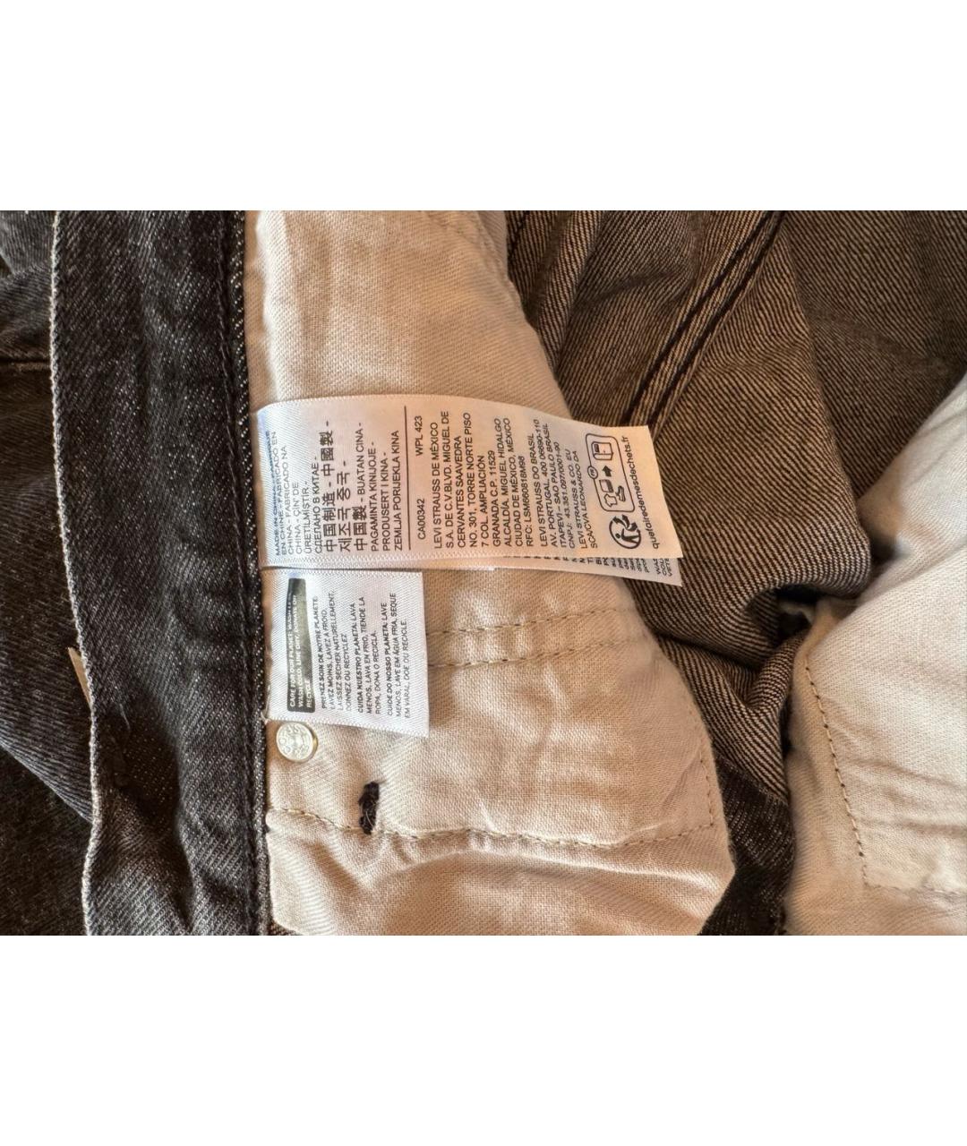 UNDERCOVER Черные хлопковые прямые джинсы, фото 8
