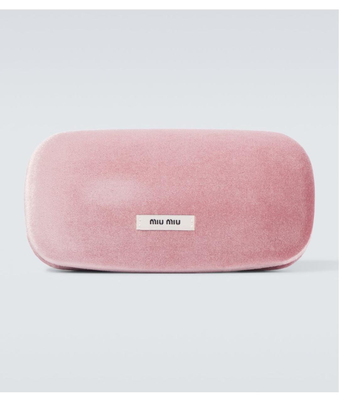 MIU MIU Серебряные металлические солнцезащитные очки, фото 4