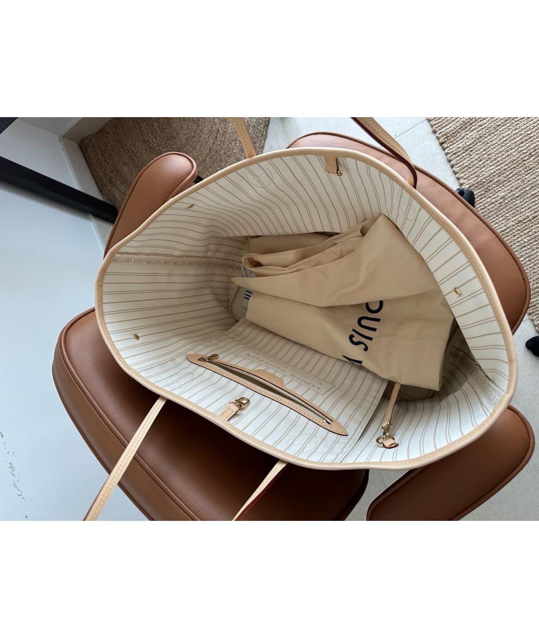 LOUIS VUITTON Белая сумка тоут, фото 5
