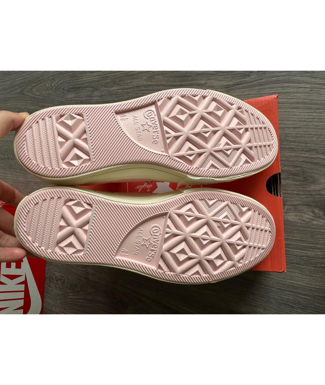 CONVERSE Розовые текстильные кеды, фото 6
