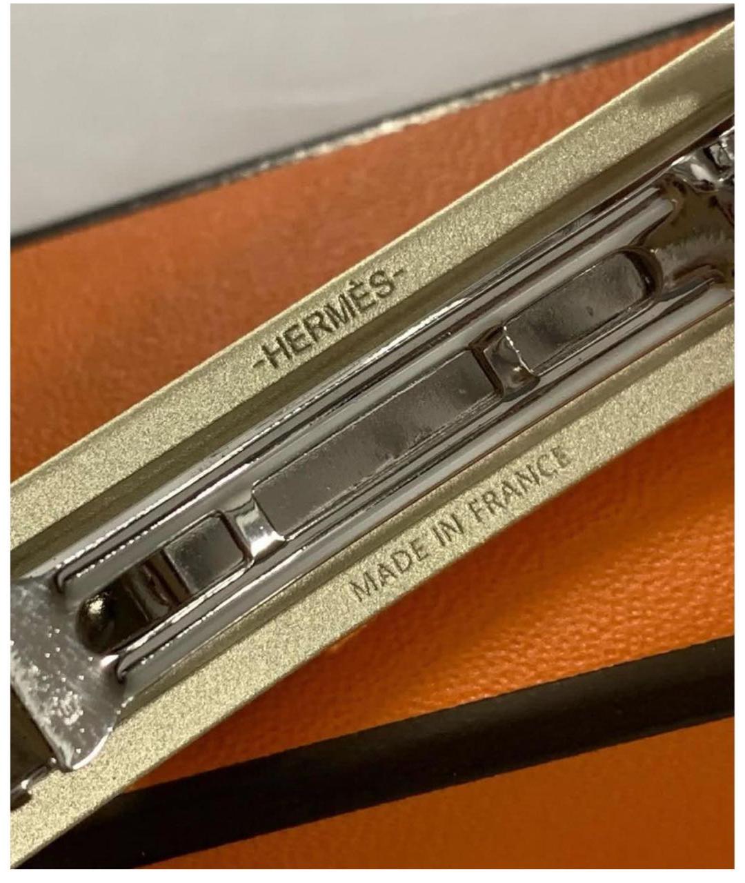 HERMES Золотая заколка, фото 5
