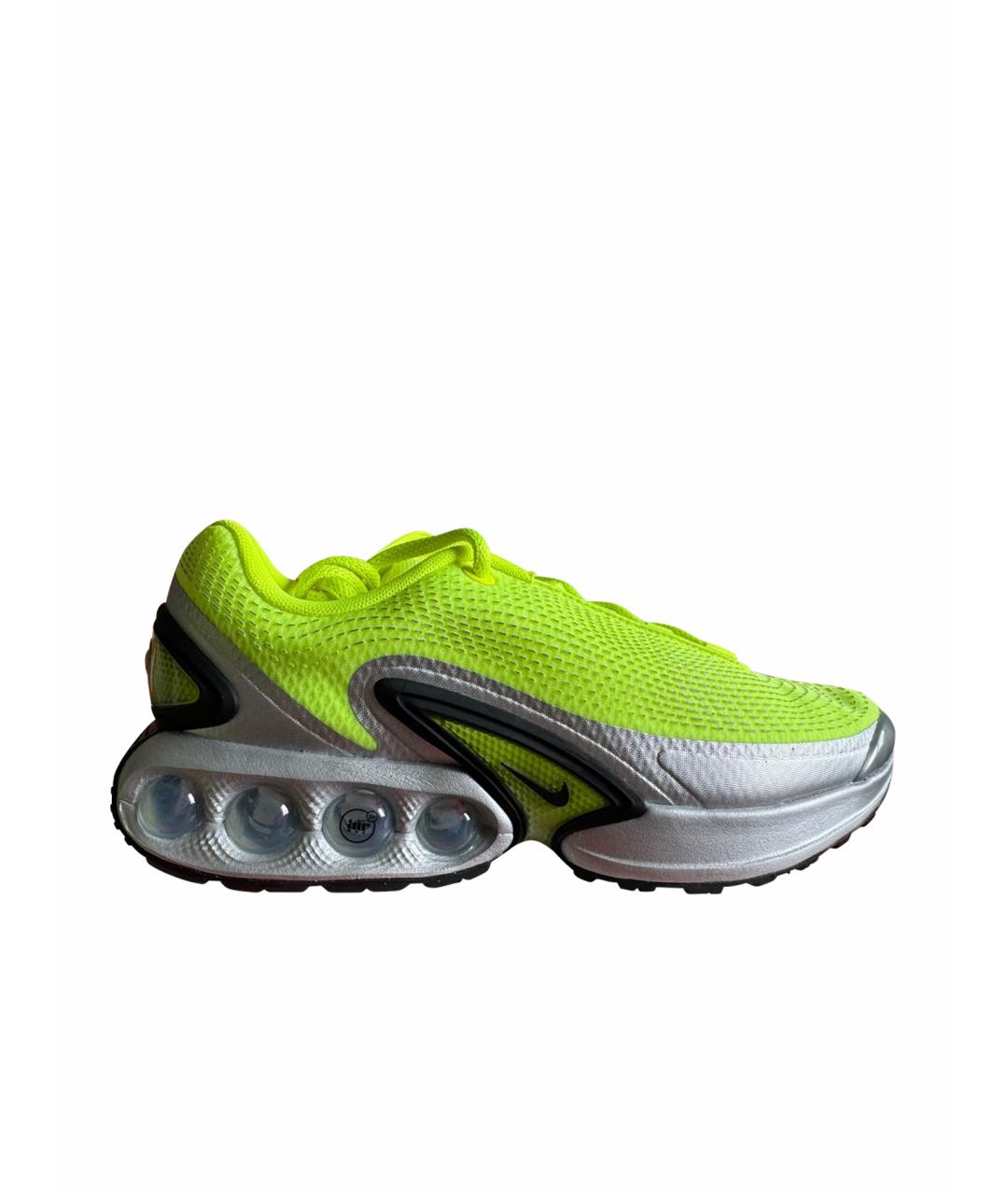 NIKE Салатовые низкие кроссовки / кеды, фото 1