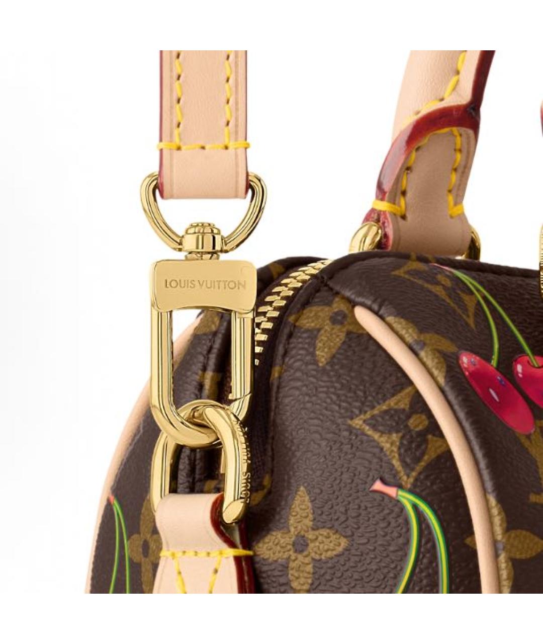 LOUIS VUITTON Коричневая сумка с короткими ручками, фото 5