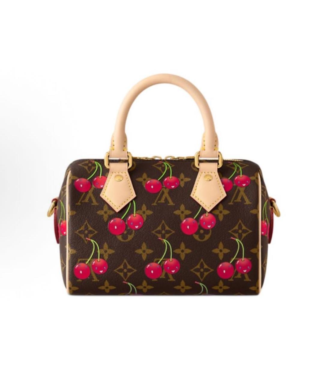 LOUIS VUITTON Коричневая сумка с короткими ручками, фото 3