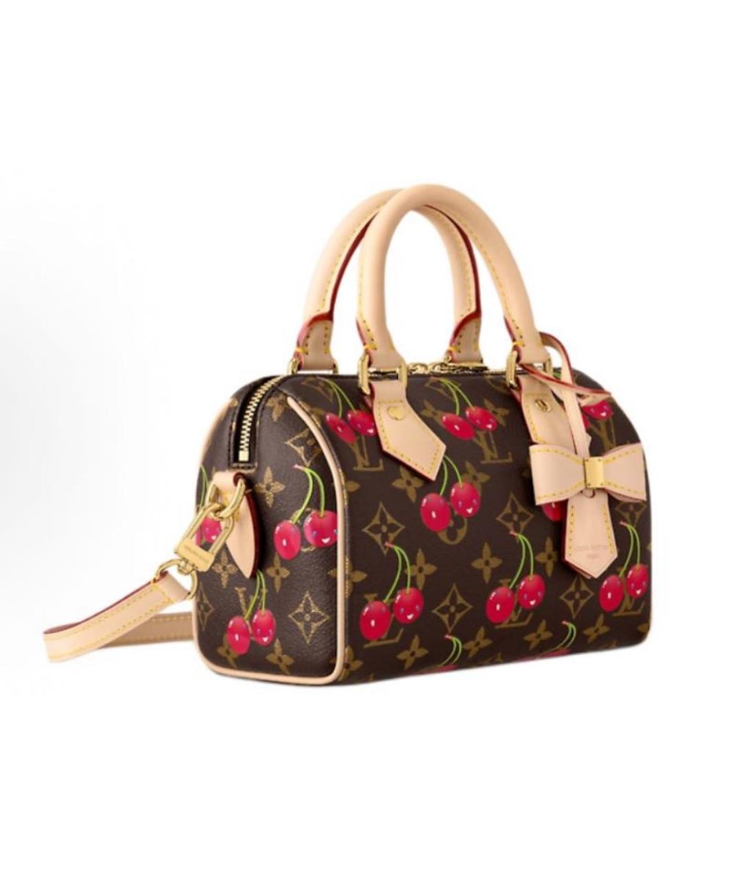 LOUIS VUITTON Коричневая сумка с короткими ручками, фото 2