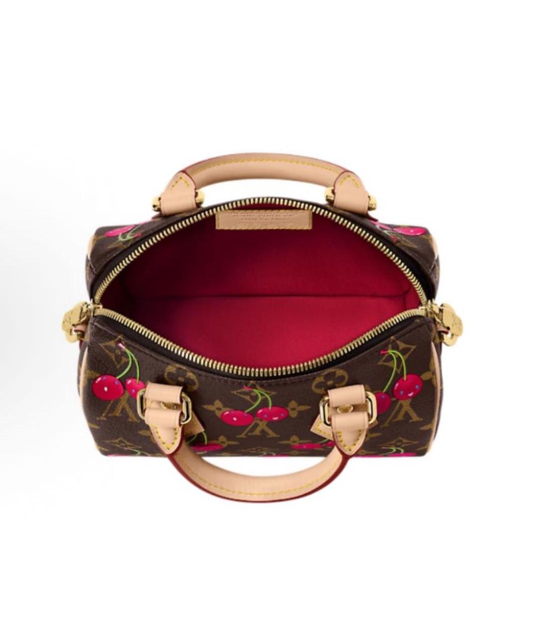 LOUIS VUITTON Коричневая сумка с короткими ручками, фото 4