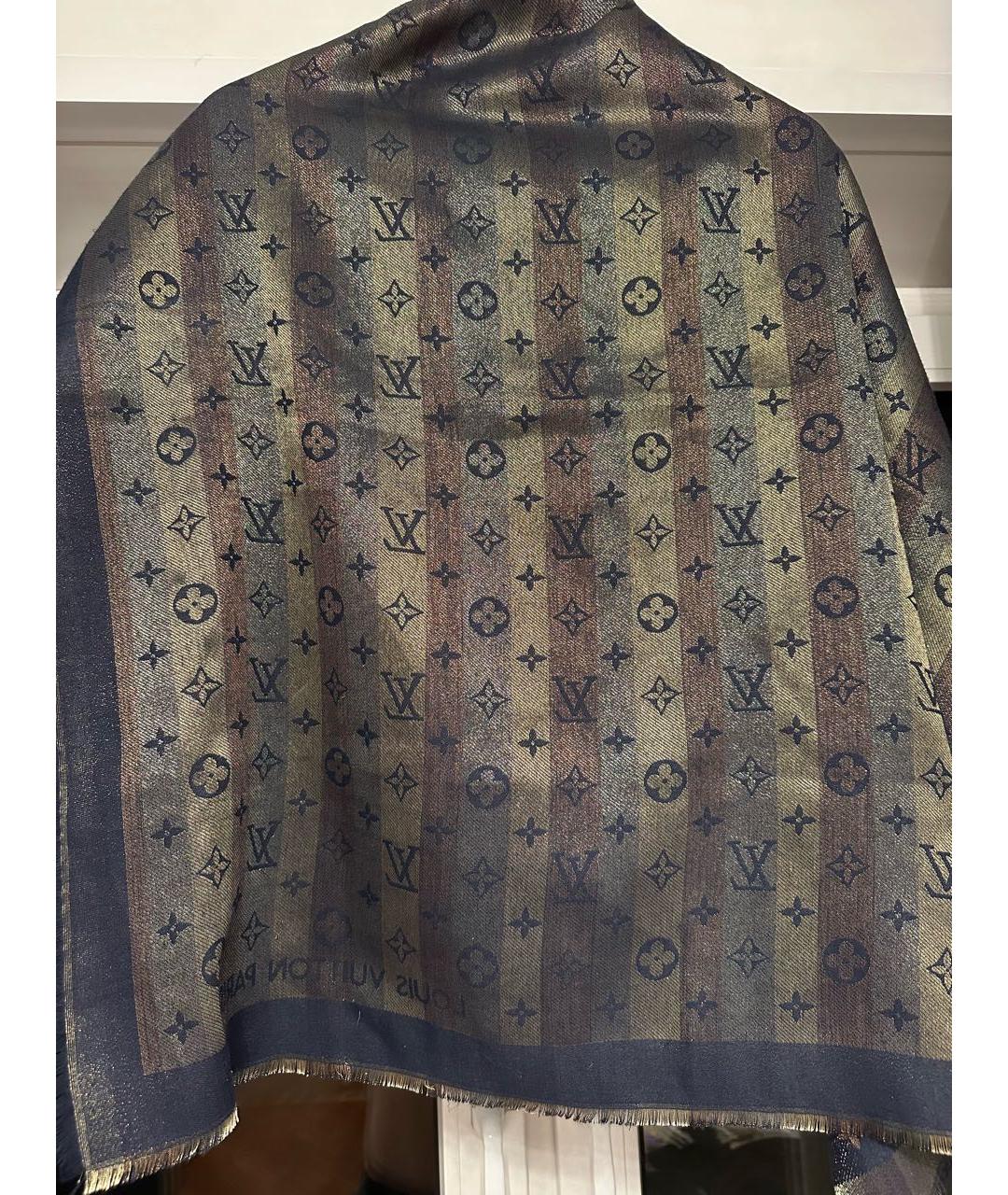 LOUIS VUITTON Шелковый платок, фото 4