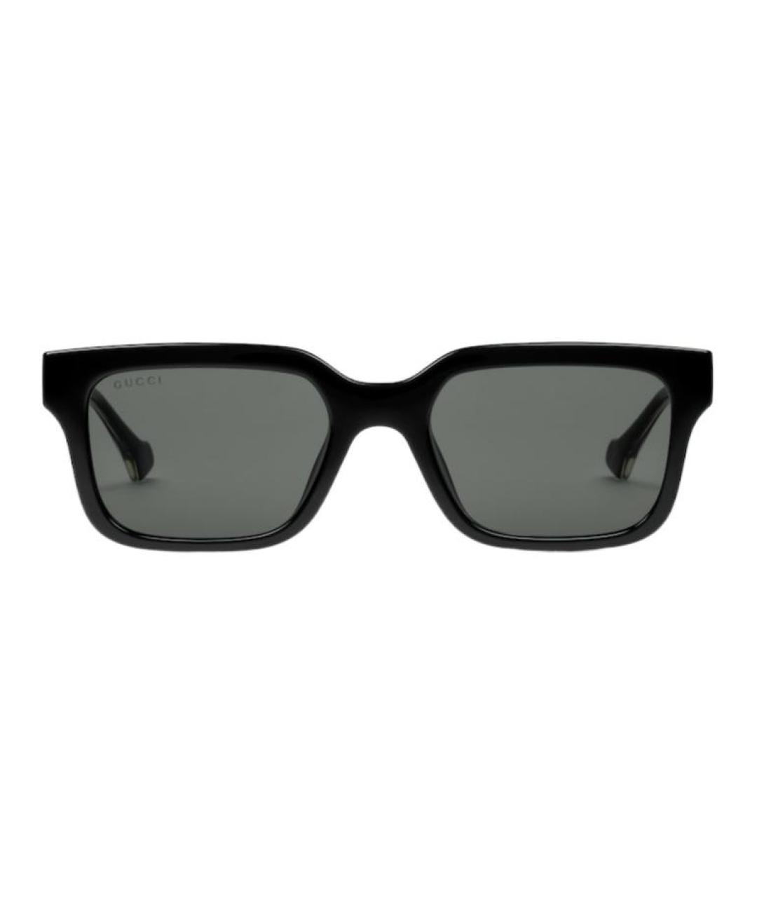 GUCCI Черные пластиковые солнцезащитные очки, фото 2