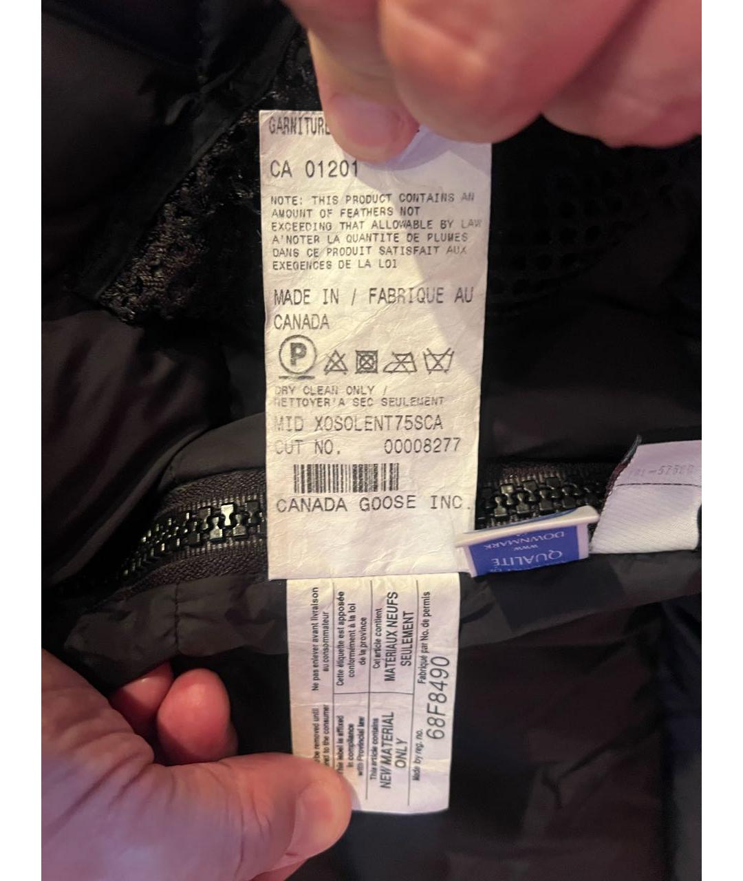CANADA GOOSE Черная куртка, фото 7