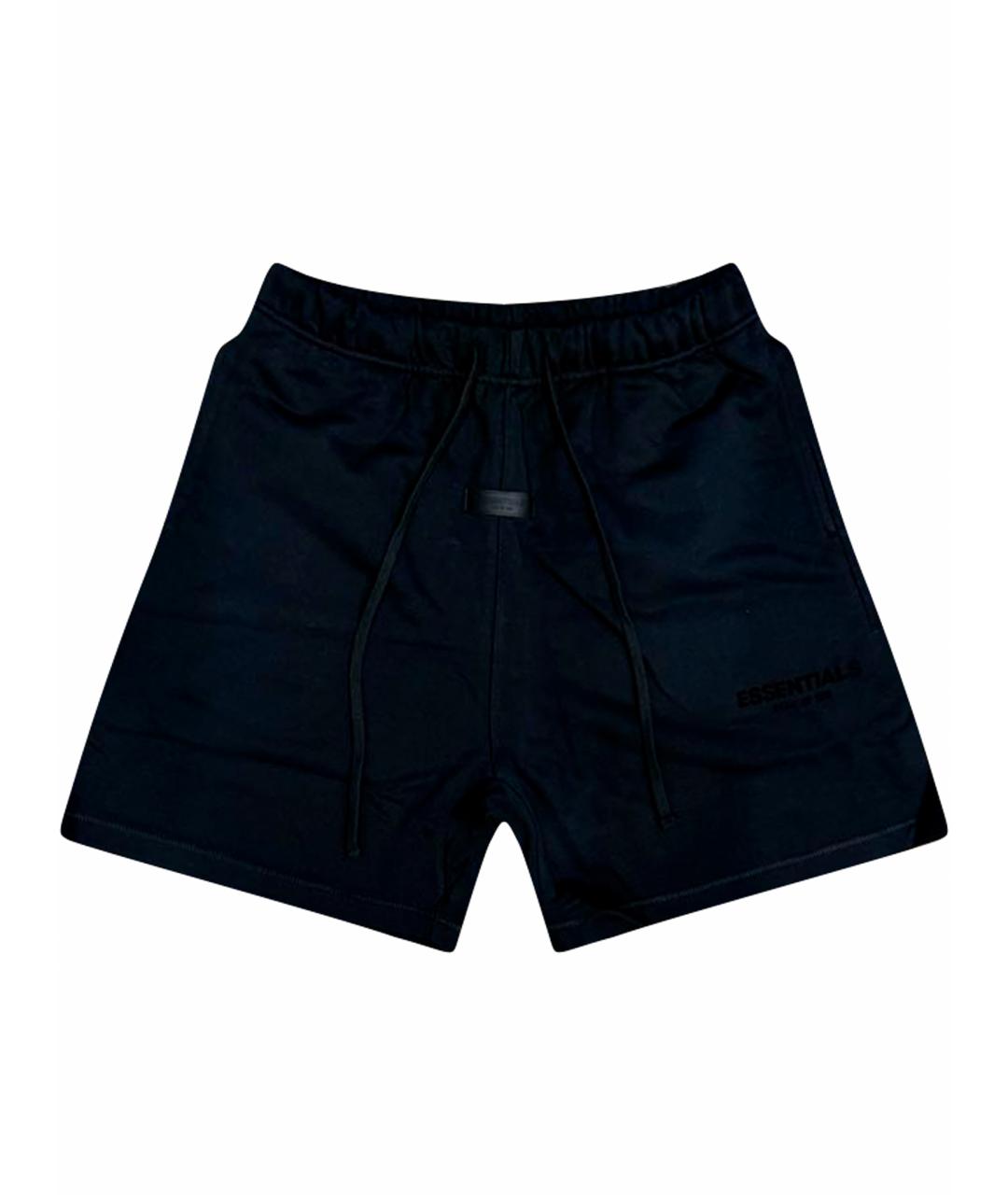 FEAR OF GOD ESSENTIALS Черные хлопковые шорты, фото 1