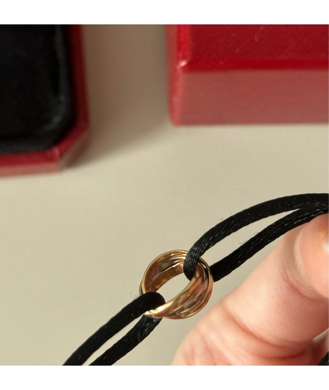 CARTIER Черный браслет из белого золота, фото 4