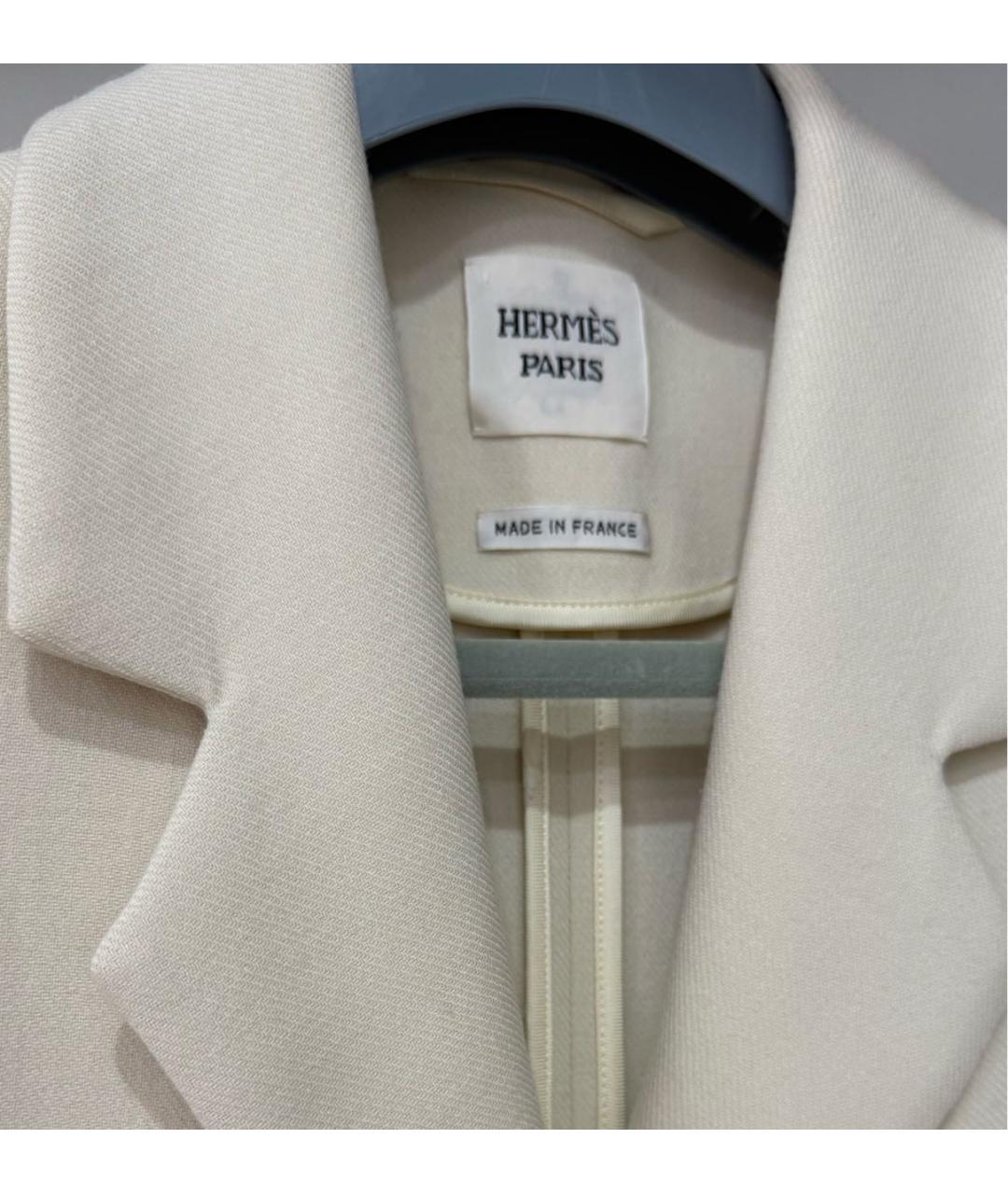 HERMES Шерстяное пальто, фото 3