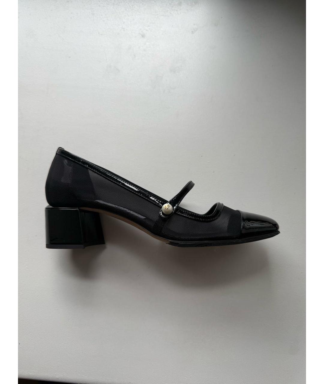 JIMMY CHOO Черные туфли из лакированной кожи, фото 9