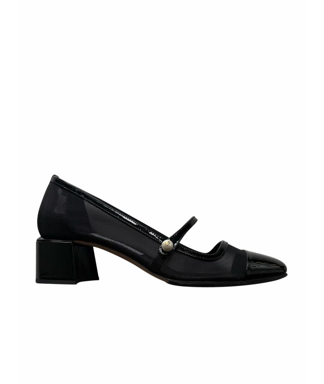 JIMMY CHOO Черные туфли из лакированной кожи, фото 1