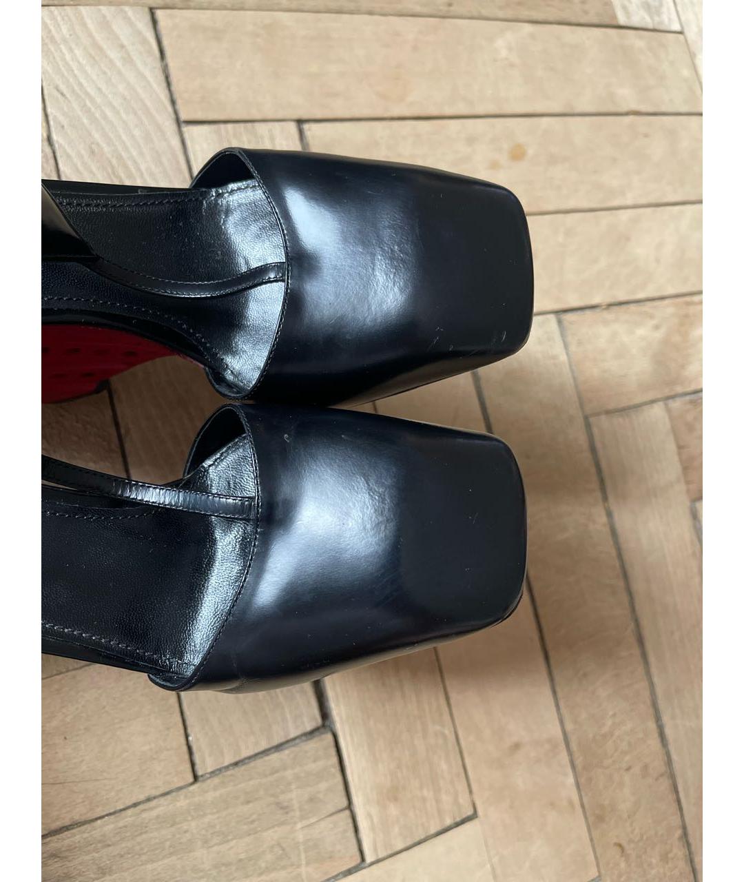 PRADA Черные кожаные туфли, фото 8