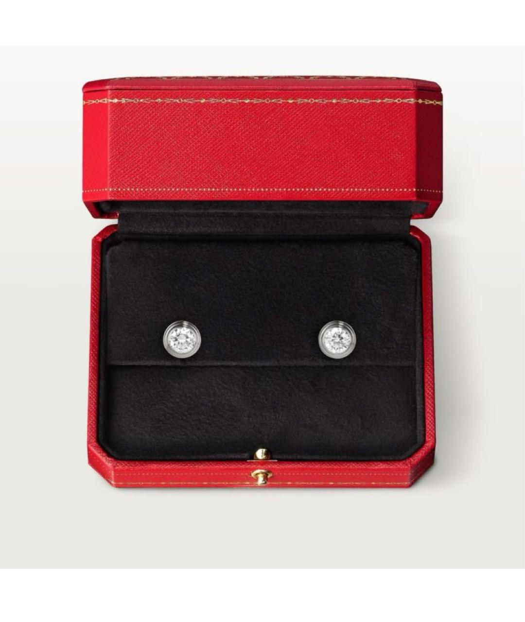 CARTIER Серьги из белого золота, фото 6