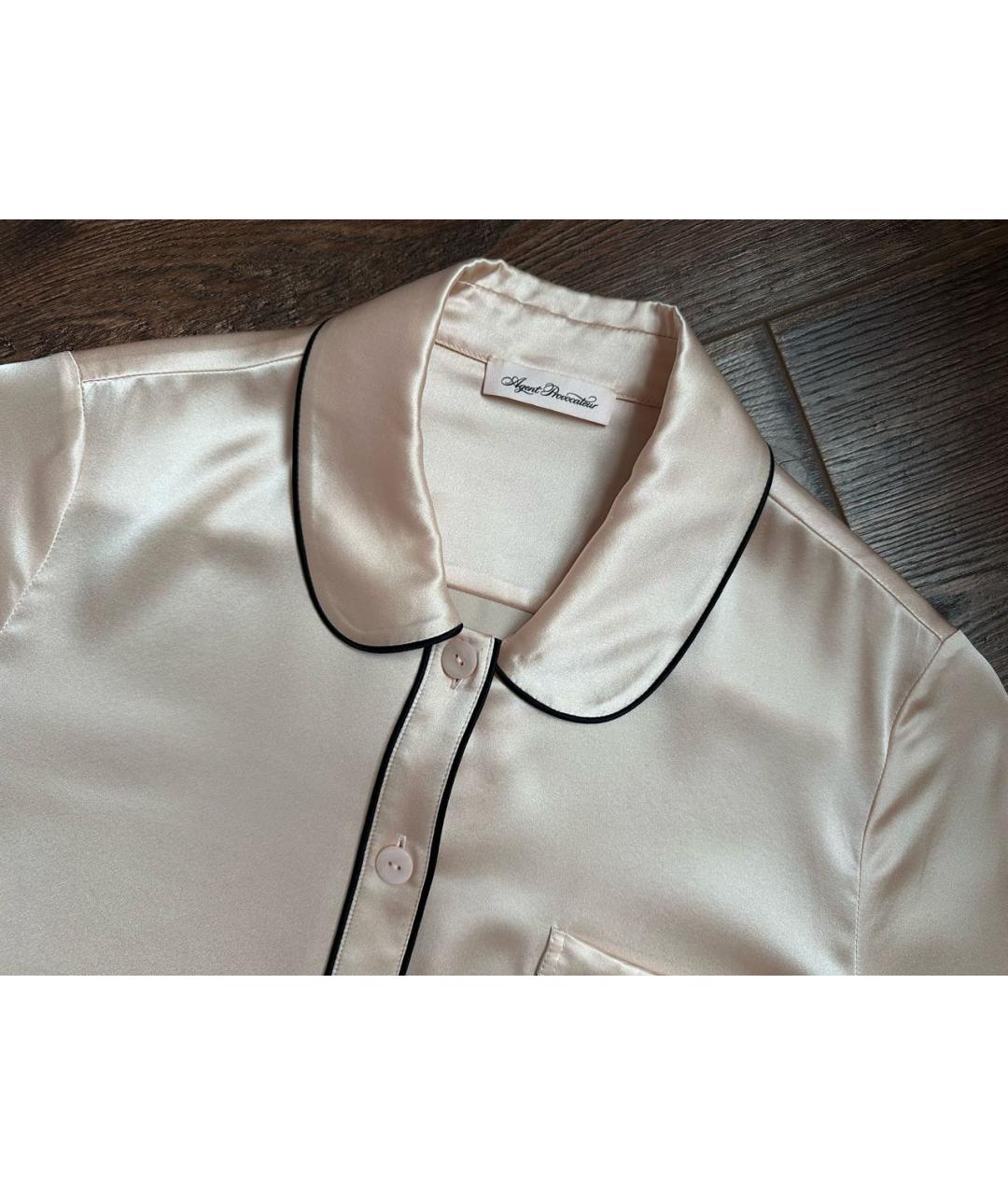 AGENT PROVOCATEUR Розовая шелковая пижама, фото 7