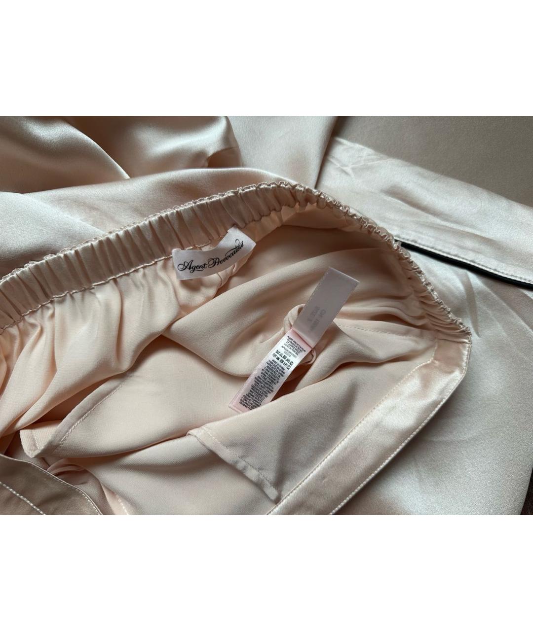 AGENT PROVOCATEUR Розовая шелковая пижама, фото 5